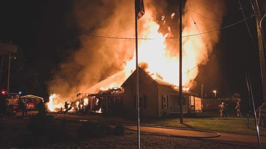 LWFPD spends 5 hours fighting Crossville fire